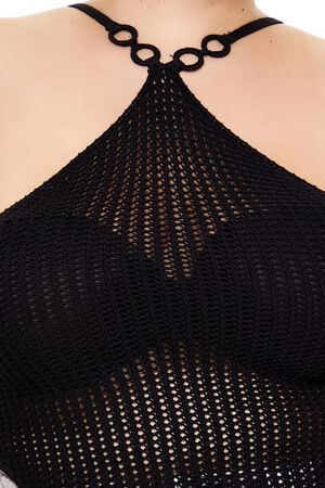 BLACK Plus Size O-Ring Sweater-Knit Cami, image 3