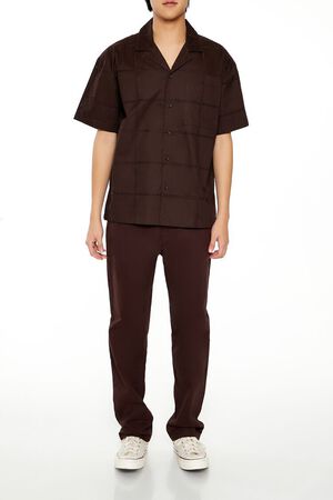COCOA Embroidered Grid Shirt, image 2