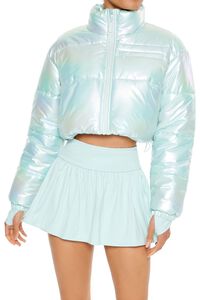 SEAFOAM Active Iridescent Puffer Jacket, image 3