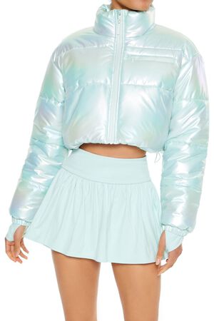 SEAFOAM Active Iridescent Puffer Jacket, image 3