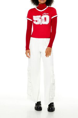 RED/MULTI Snoopy Aspen Ringer Tee, image 2
