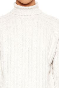 CREAM Cable Knit Turtleneck Sweater, image 5