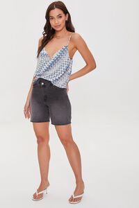 TEAL/MULTI Chevron Print Cami, image 4