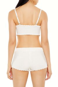CREAM Cropped Crochet Cami, image 5