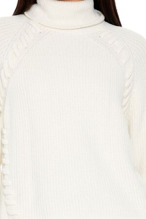 VANILLA Turtleneck Whipstitched Sweater, image 3