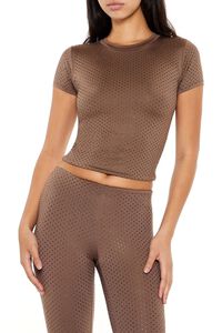 ESPRESSO Contour Sculpt Rhinestone Tee, image 1
