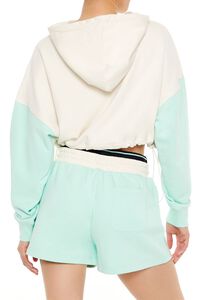 CREAM/SAGE Active Colorblock EST84 Hoodie, image 6