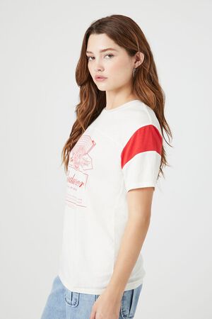 CREAM/MULTI Budweiser Graphic Tee, image 2