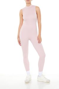 LILAC SHEEN Sleeveless Mock Neck Jumpsuit, image 6