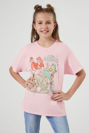 PINK/MULTI Girls The Little Mermaid Tee (Kids), image 1