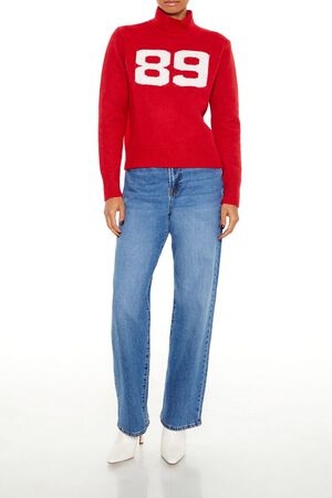 RED/WHITE 89 Turtleneck Sweater, image 2