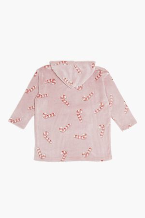 PINK/MULTI Girls Candy Cane Pajama Dress (Kids), image 2