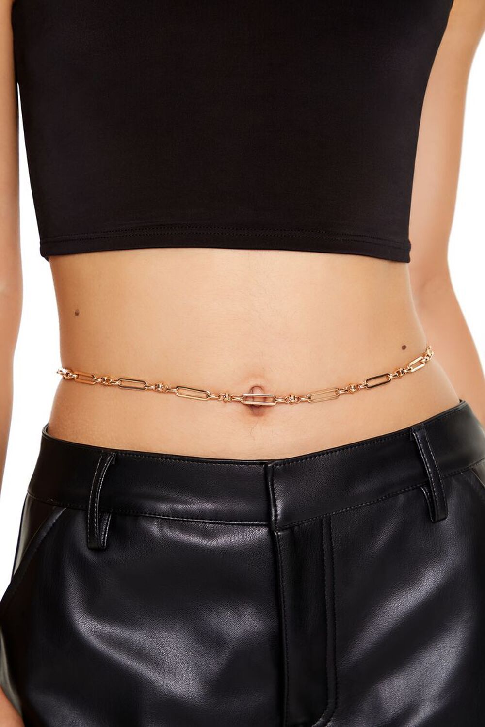 GOLD Anchor Belly Chain, image 1