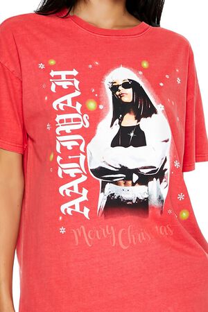 RED/MULTI Aaliyah Christmas Graphic Tee, image 3