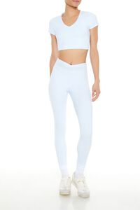 AQUA Active Cropped V-Neck Tee, image 2