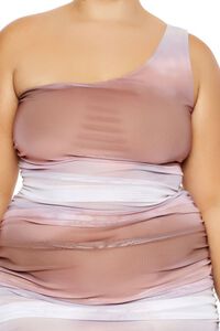 BROWN/MULTI Plus Size Cloud Wash Maxi Dress, image 5