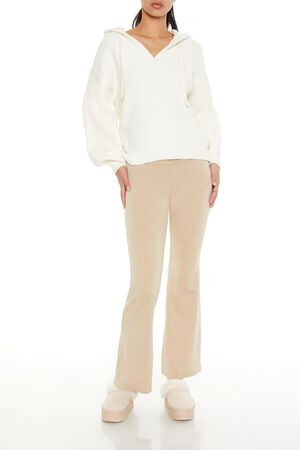 SEA GREEN Hooded Drop-Sleeve Sweater, image 2