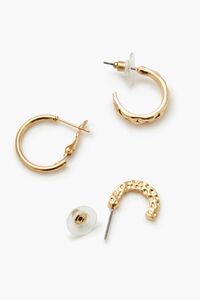 GOLD Assorted Hoop Earring Set, image 4