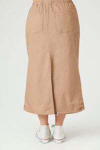 TAUPE Cargo Midi Skirt, image 4