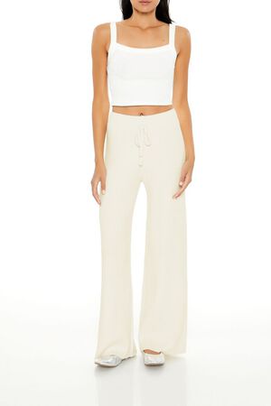 SEASHELL Sweater-Knit Wide-Leg Pants, image 1