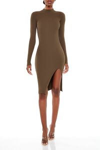 CYPRESS Ribbed Knit Midi Sweater Dress, image 1