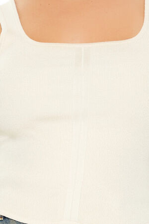 CREAM Plus Size Sweater-Knit Tank Top, image 3