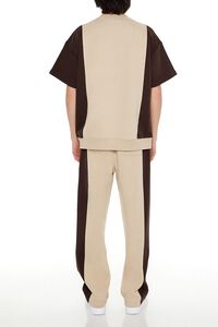 COCOA/TAUPE Colorblock Athletic Pants, image 4