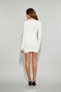 WHITE Mean Girls Cable Knit Mini Skirt, image 4