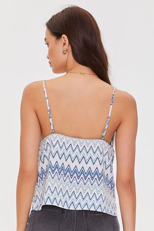ORANGE/MULTI Chevron Print Cami, image 3