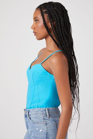 MARINA Satin Bustier Sweetheart Bodysuit, image 2