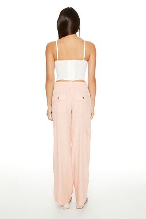 BLUSH Drawstring Wide-Leg Cargo Pants, image 3