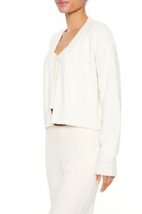 VANILLA Plush Pajama Cardigan Sweater, image 4