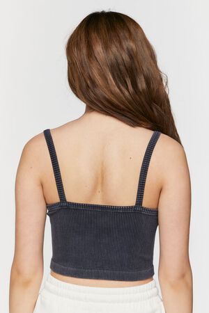 GREY VIOLET Seamless Mineral Wash Cropped Cami, image 3