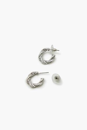 GOLD/CLEAR Assorted Hoop Earring Set, image 3