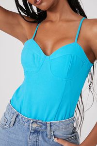 MARINA Satin Bustier Sweetheart Bodysuit, image 6