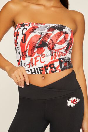 WHITE/RED Kansas City Chiefs Tube Top, image 3