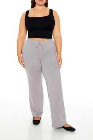 GREY Plus Size Sweater-Knit Pants, image 1