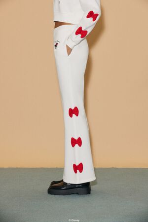 WHITE/MULTI Disney Minnie Mouse Bow Sweatpants, image 3