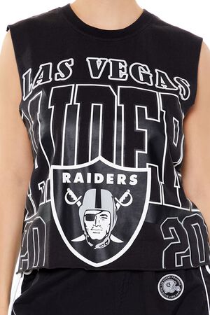 BLACK/MULTI Las Vegas Raiders Muscle Tee, image 3
