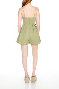 OLIVE Pleated Bustier Cami Romper, image 5