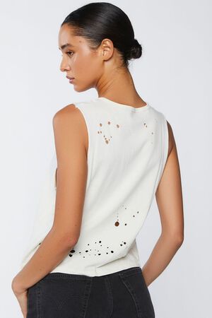 CREAM Distressed Muscle Tee, image 3