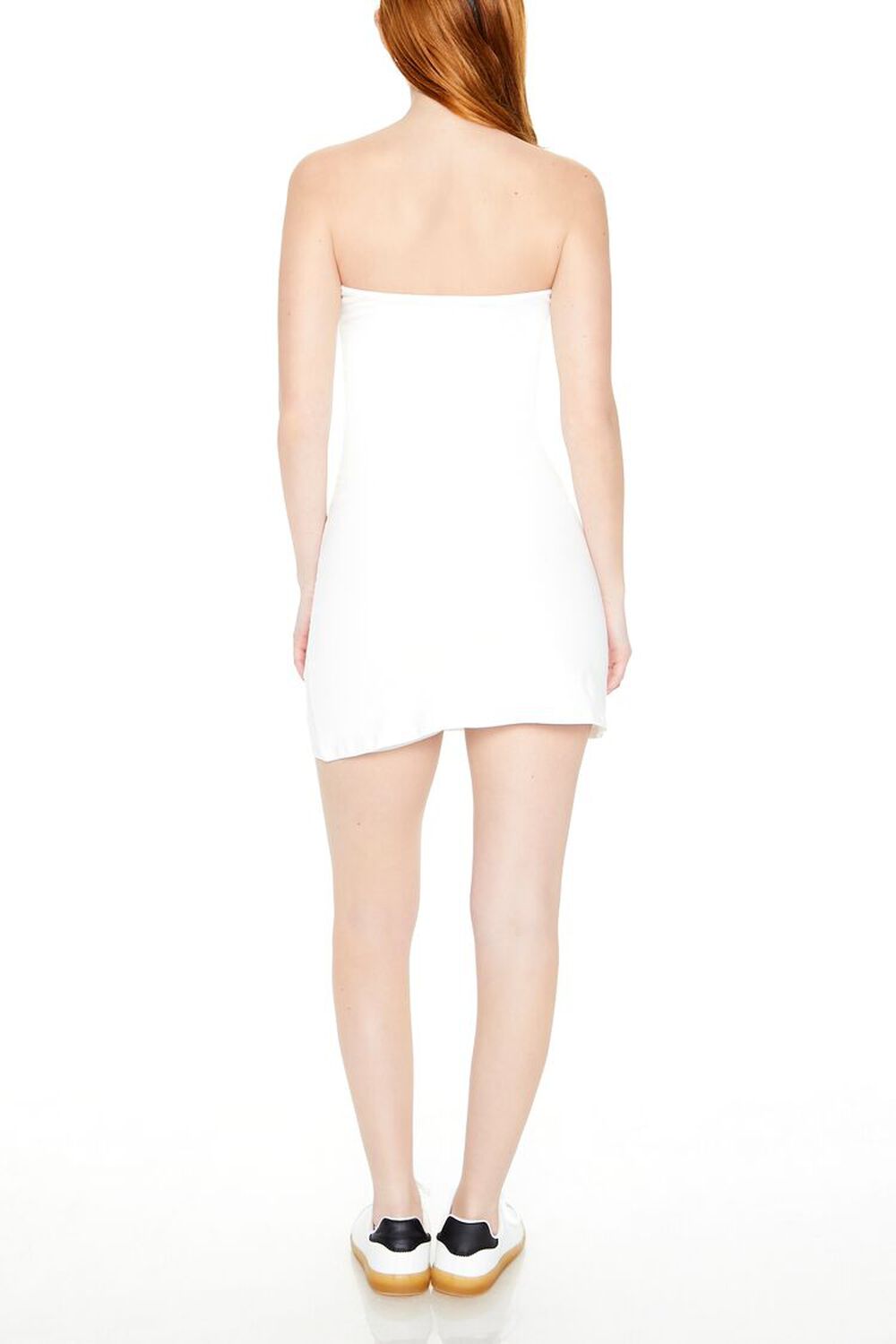 WHITE Bodycon Tube Mini Dress, image 3