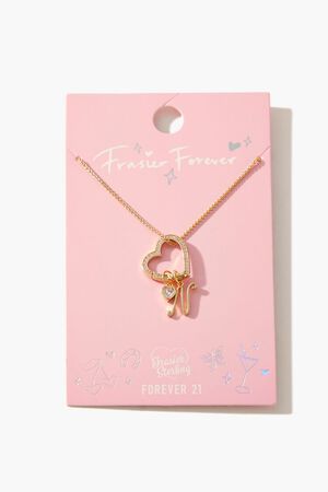 GOLD/T Frasier Sterling Initial Necklace, image 3