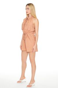 COPPER Sleeveless Drawstring Romper, image 2