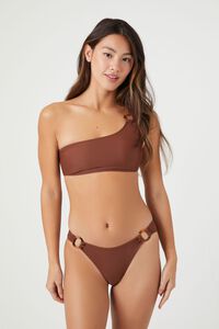 CAPPUCCINO Tortoiseshell Ring Bikini Bottoms, image 1