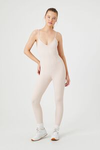 NUDE PINK Active Fitted Cami Jumpsuit, image 1