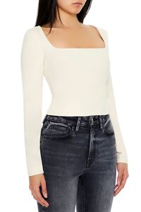 CREAM Sculpt Shape Square-Neck Top, image 4