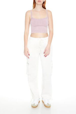 PURPLE Seamless Cropped Cami, image 2