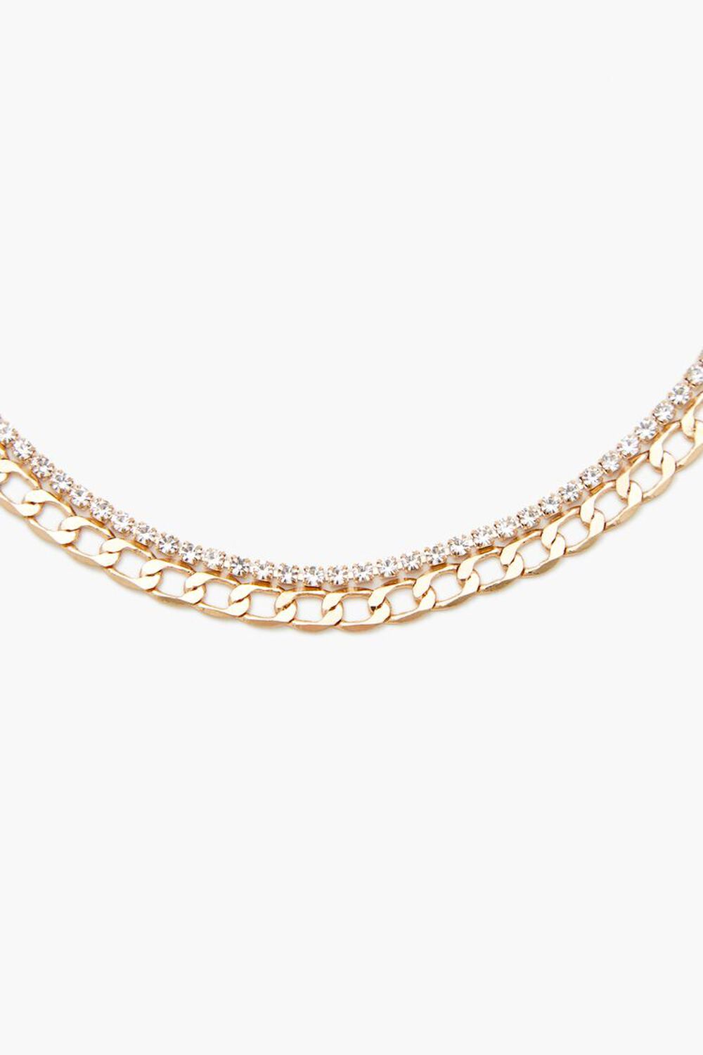 Layered Rhinestone Necklace, image 2