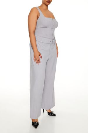 GREY Plus Size High-Rise Wide-Leg Pants, image 3